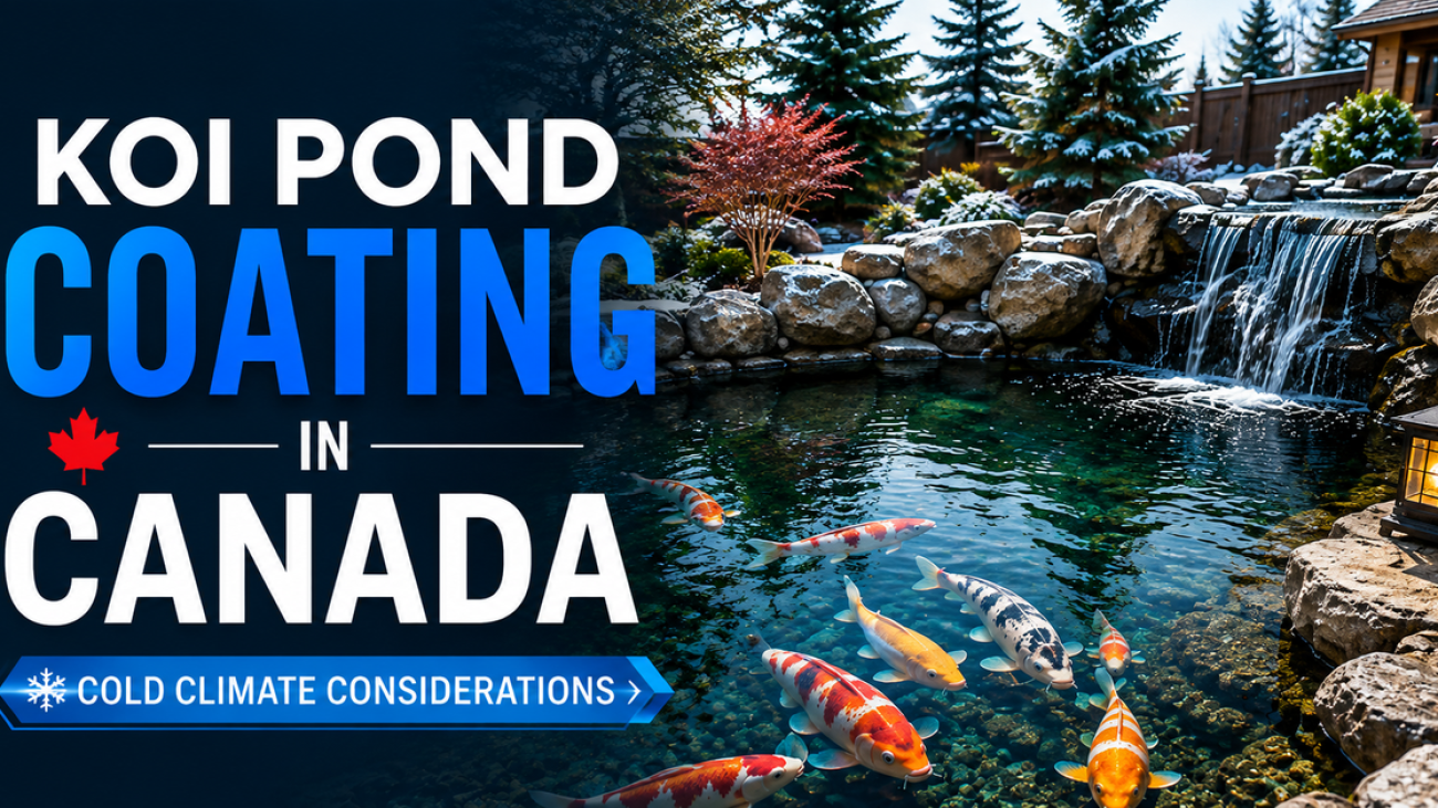 Koi Pond Coating in Canada
