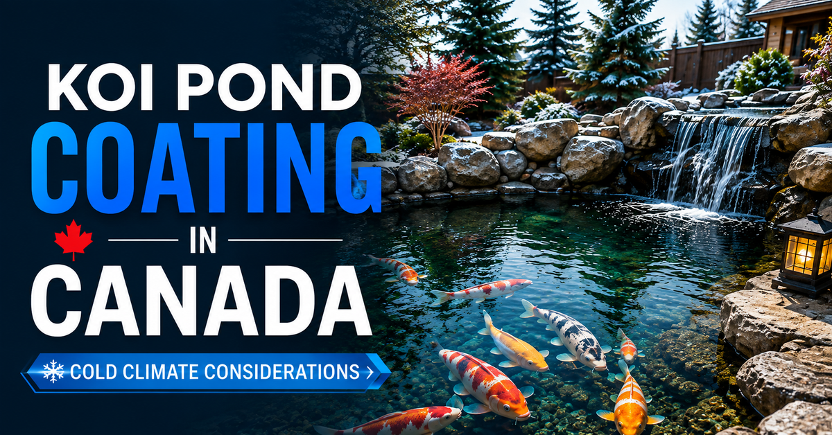 Koi Pond Coating in Canada