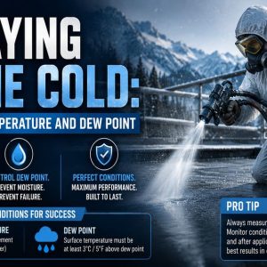 Spraying in the Cold Substrate Temperature and Dew Point