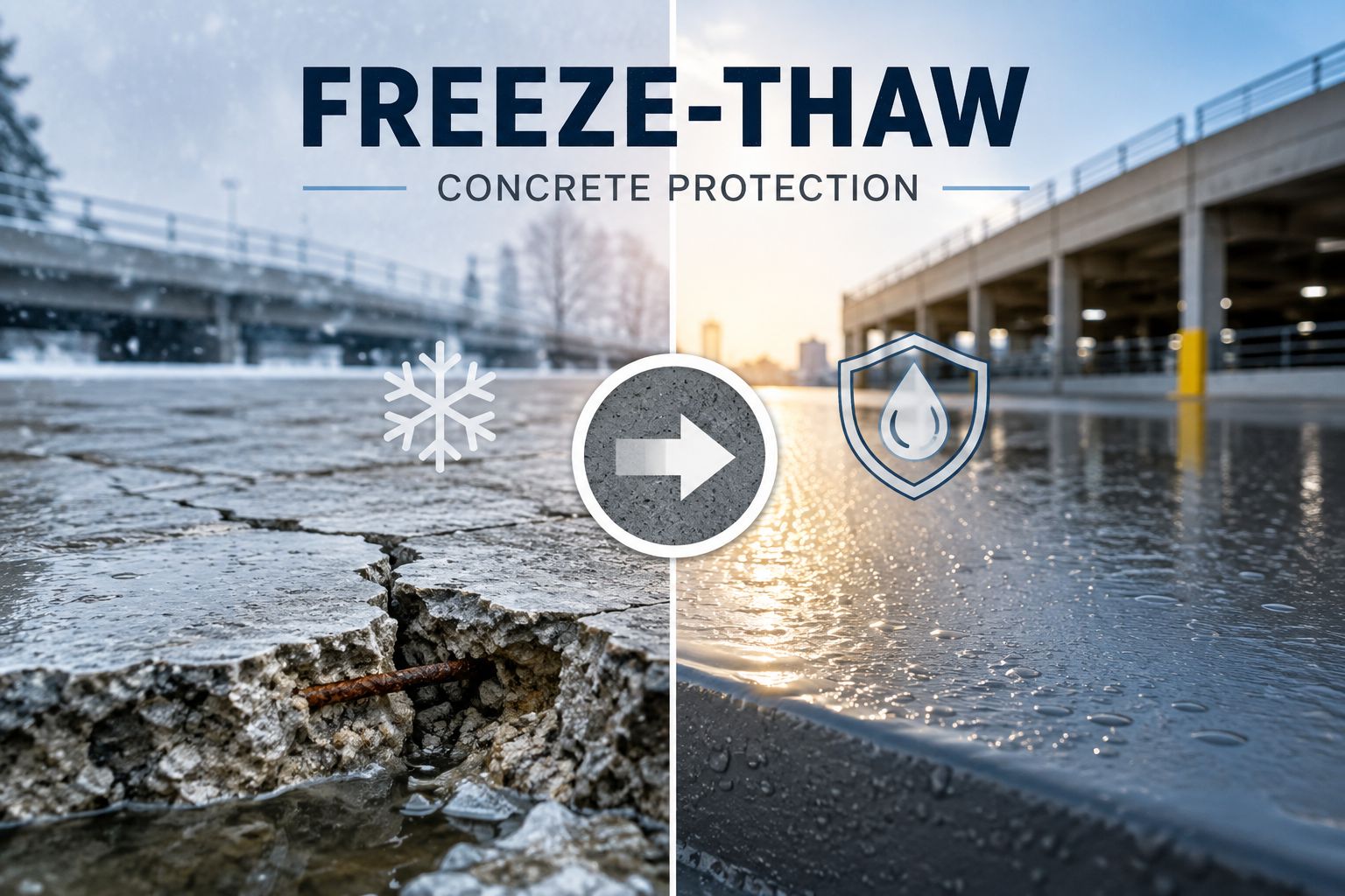 freeze thaw concrete protection