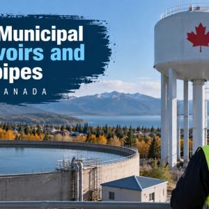 municipal water reservoir lining Canada
